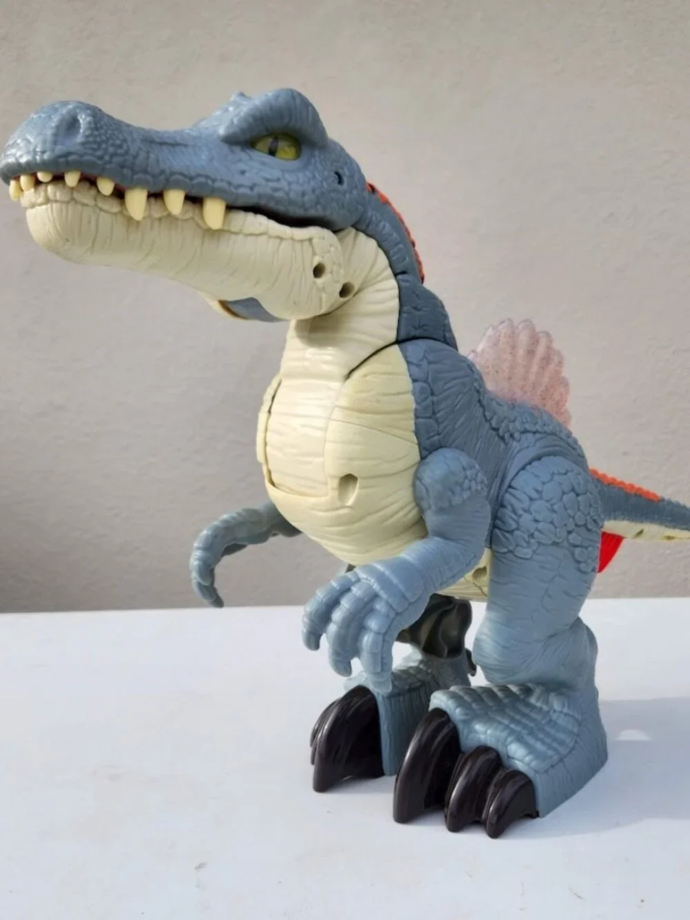 Fisher-Price Imaginext LARGE Jurassic World Dinosaur Spinosaurus Toy With Lights